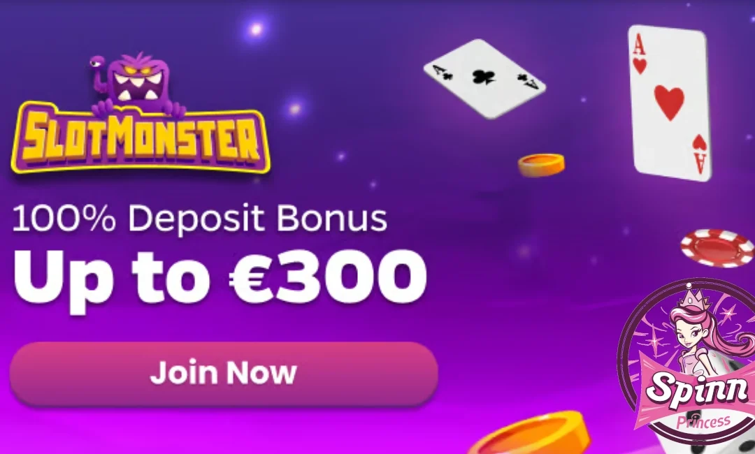 Slotmonster Casino Bonus 100 up to 300